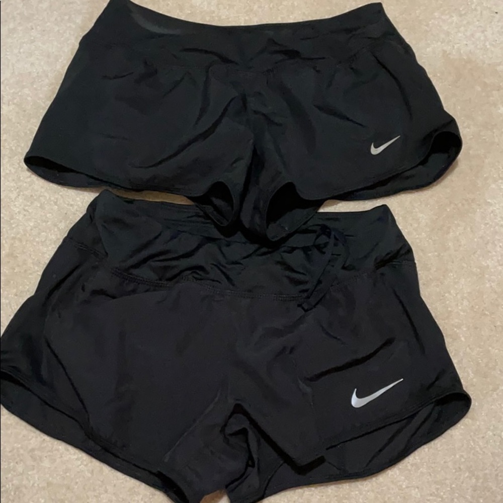 *TWO* Nike dri fit running shorts